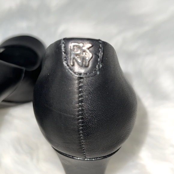 DKNY Claudia Peep Toe High Heeled Shoes Size 6 - Picture 6 of 8